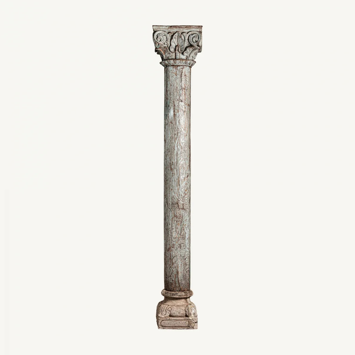 Columna decorativa de metal al aire: ilustración de stock 2360271839