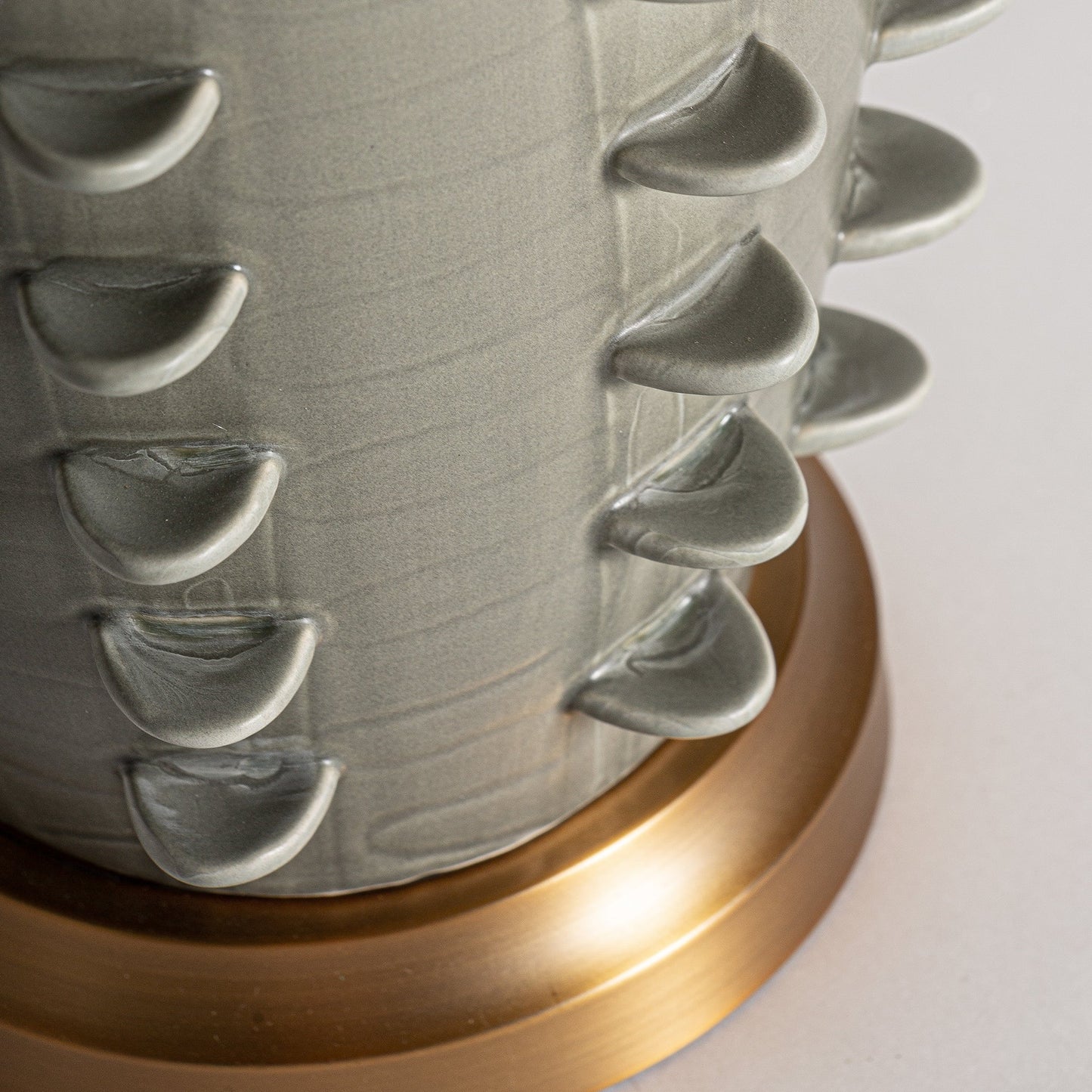 Table Lamp in Green/Gold Colour