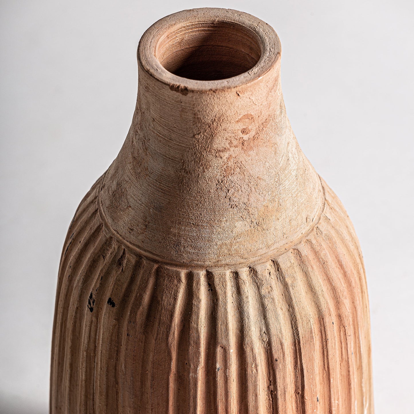 Aike Vase in Light Brown Colour