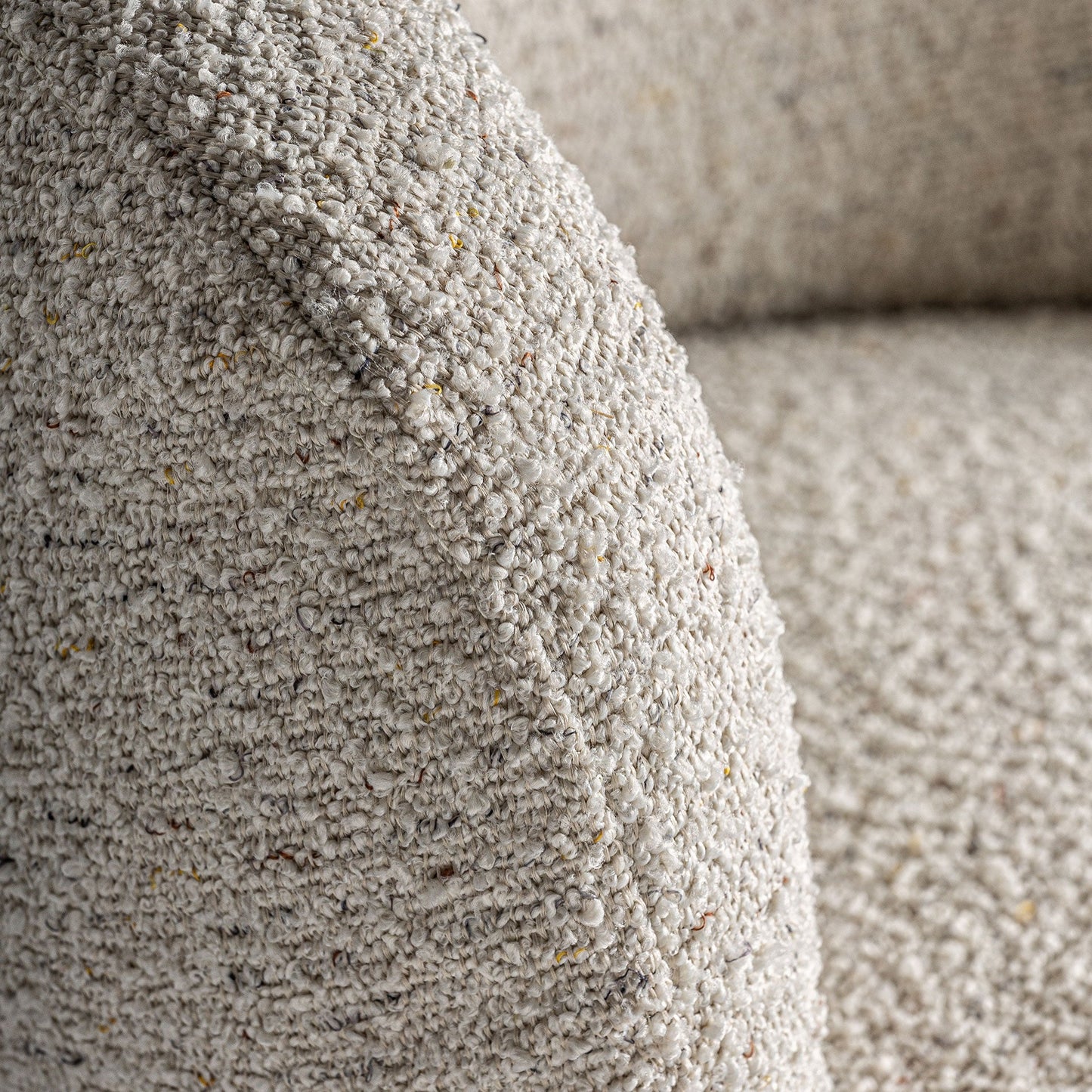 Vayres Rotative Armchair in Off White Colour