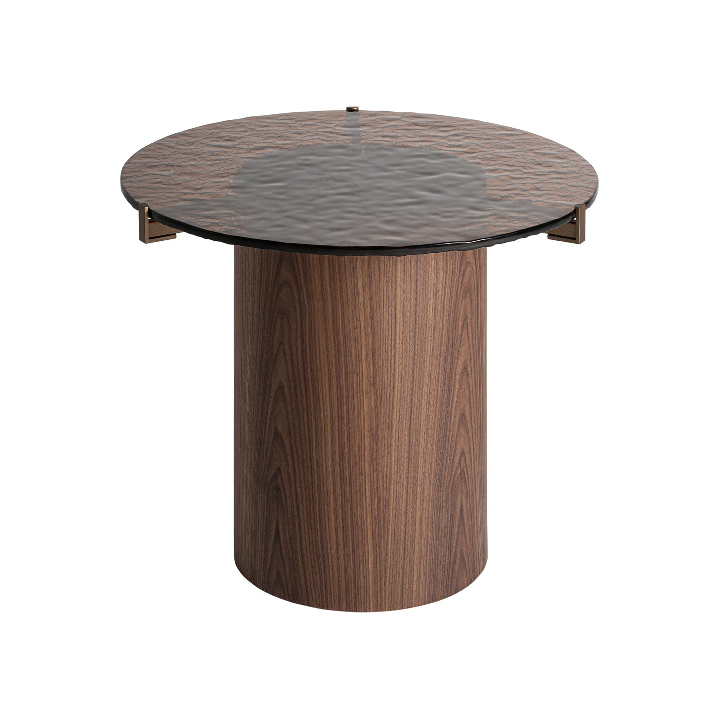 Giswil Side Table in Brown Colour