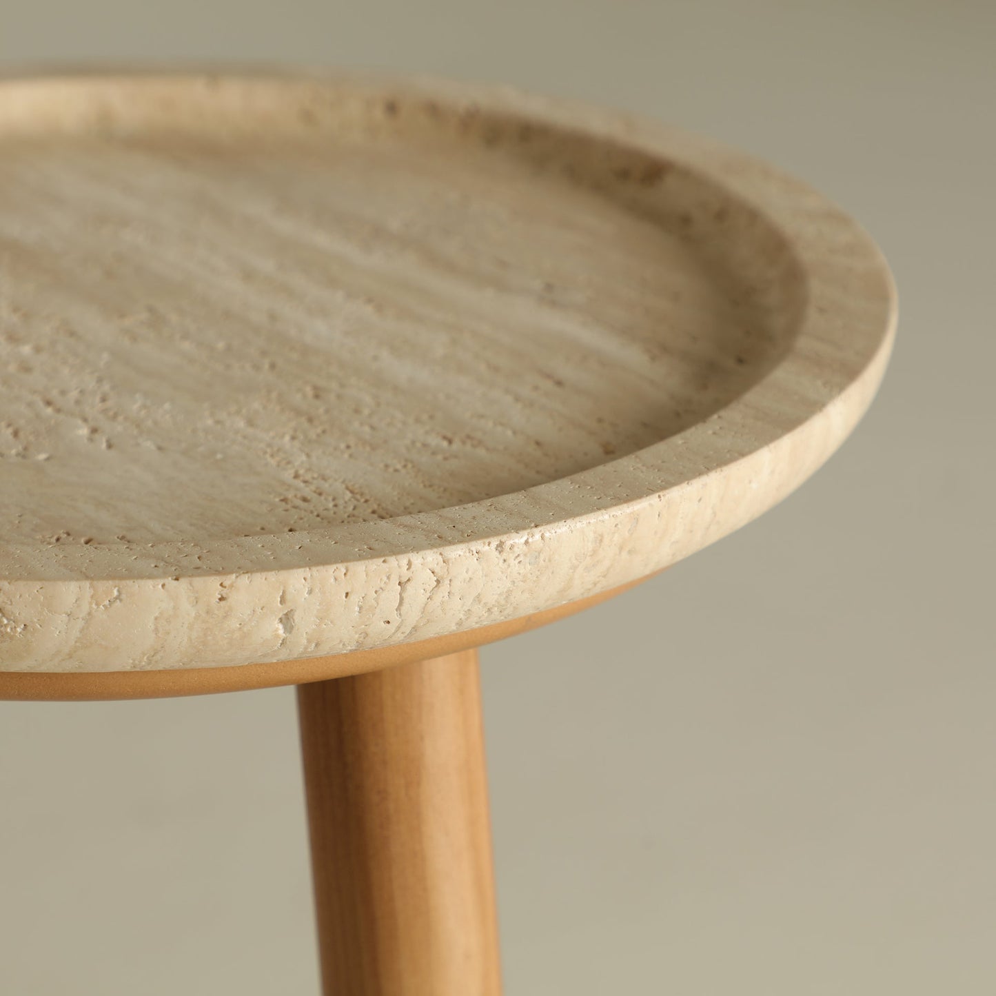 Videix Side Table in Brown Colour