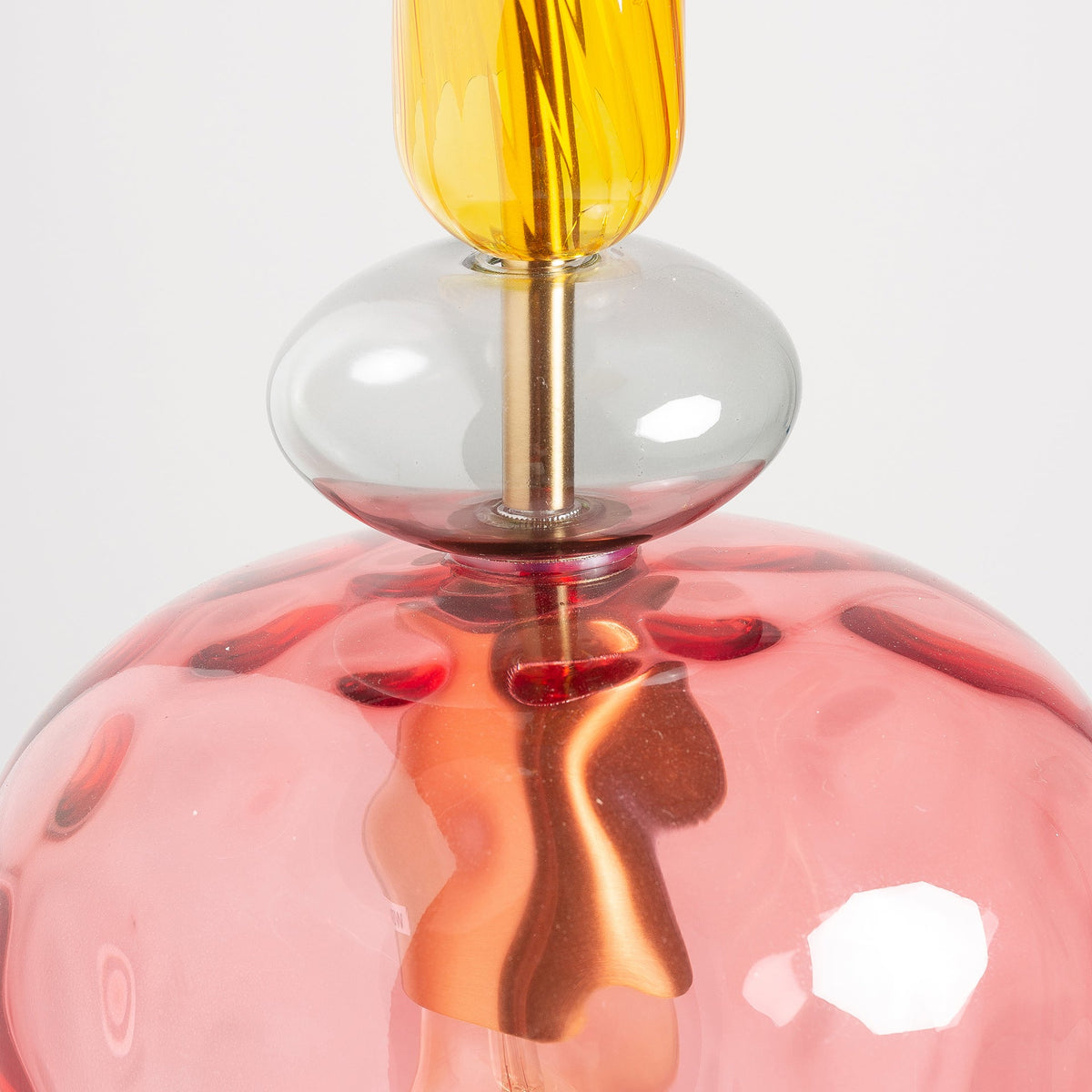 Micah Ceiling Lamp in Pink Colour