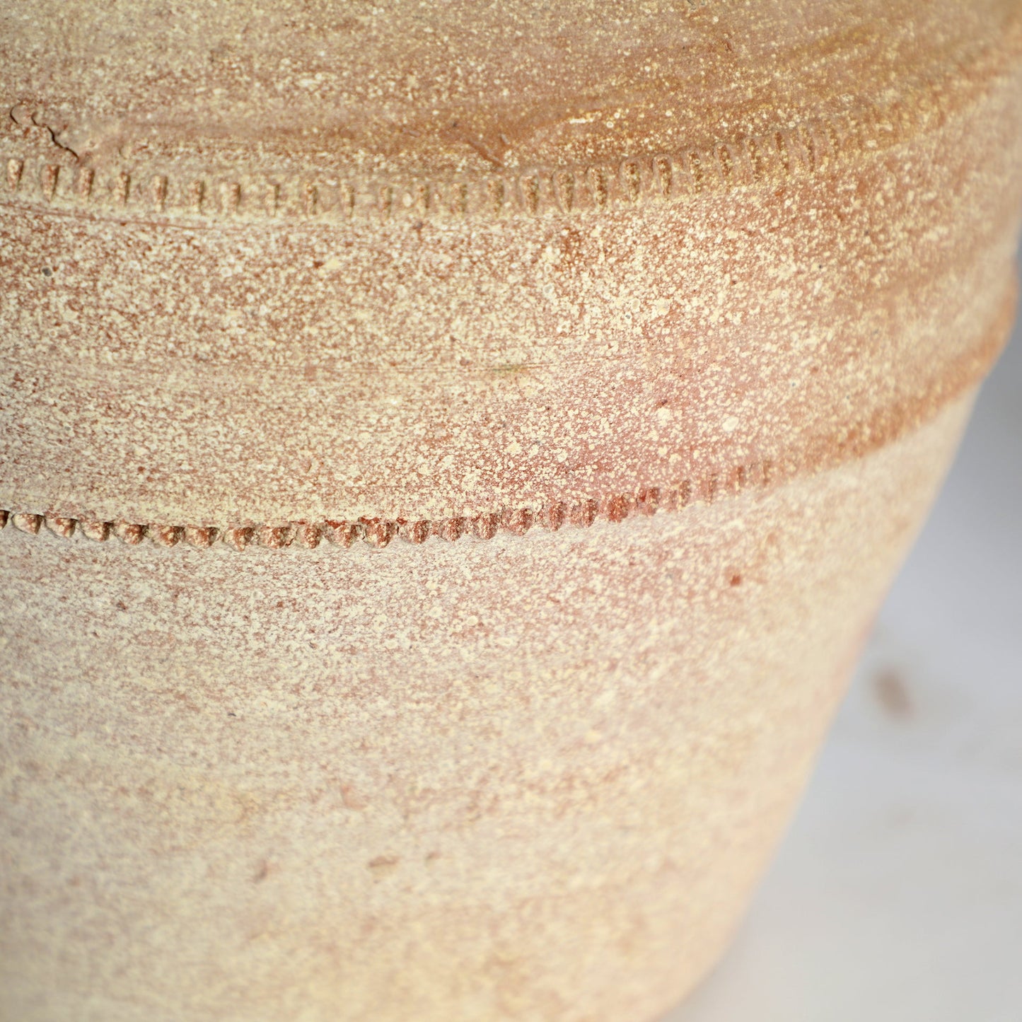 Kalea Amphora Vase in Beige Colour