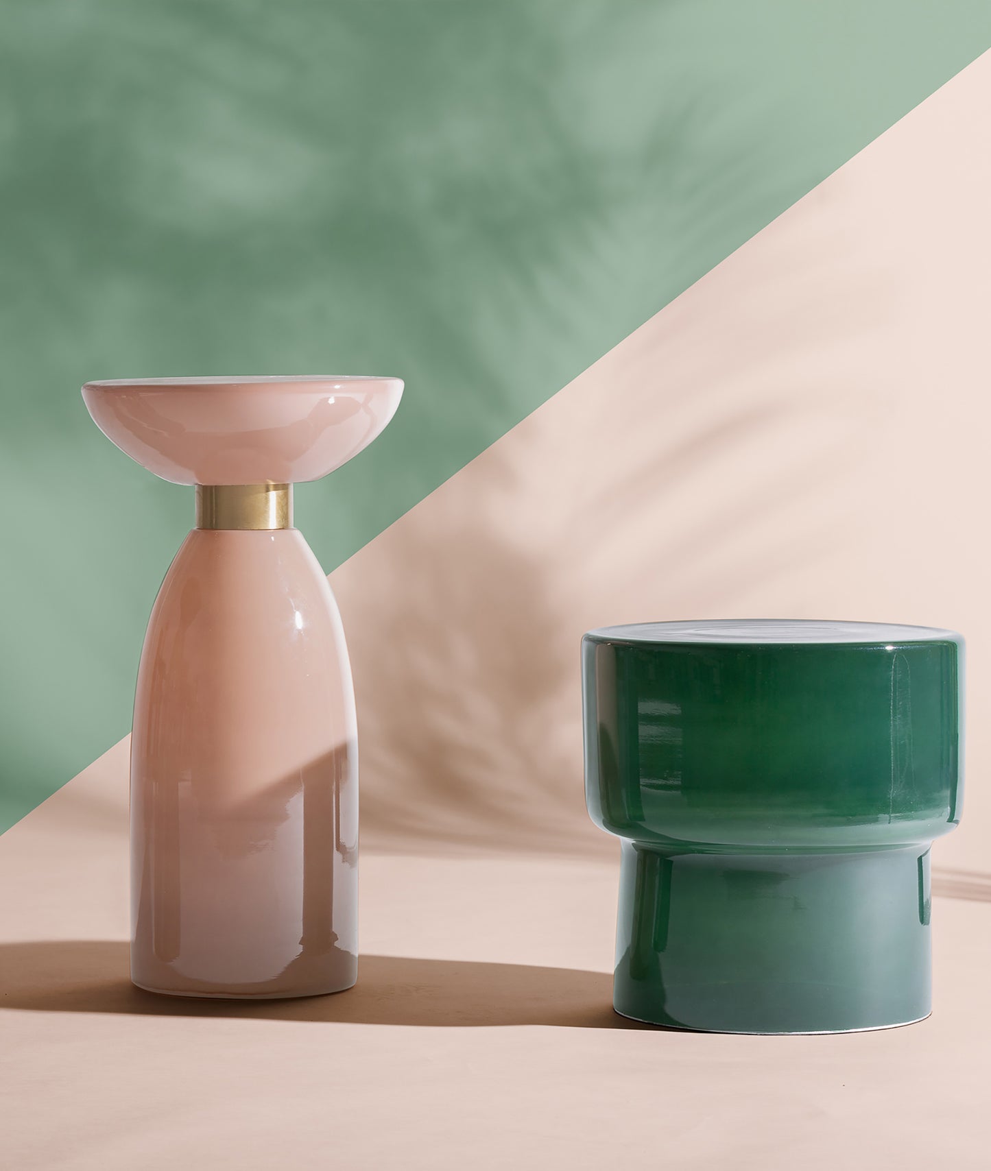 Mesa Auxiliar Bellano - Rosa Palo