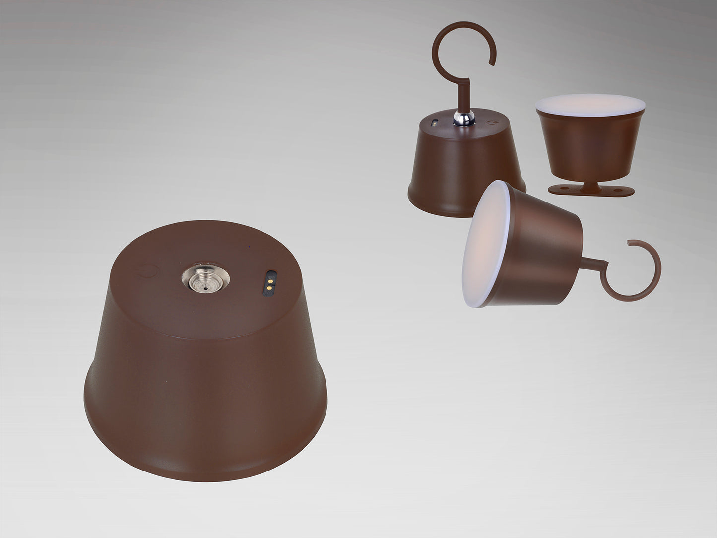 Cuco Led Table Lamp, Corten