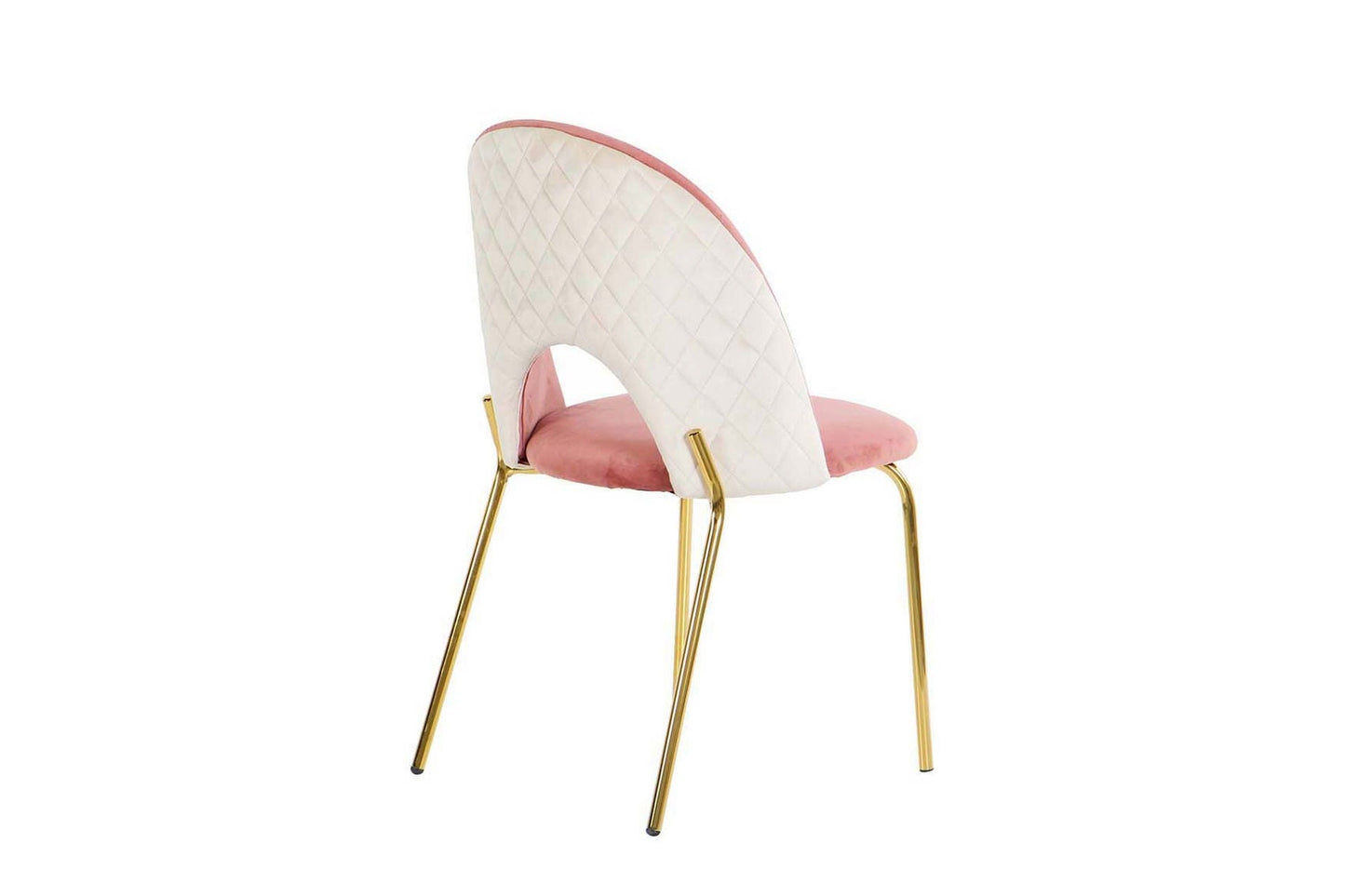 Silla Velvet Rosa Gris 49X53X87 Cm