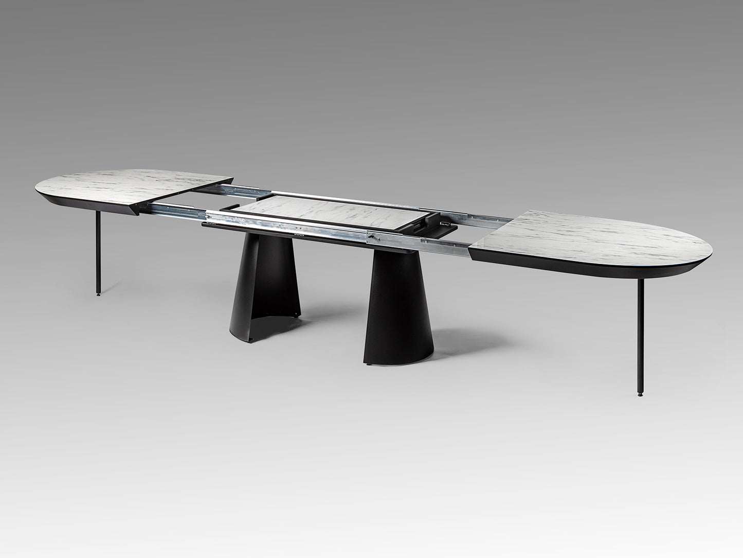 Capri Dining Table White Marble Top