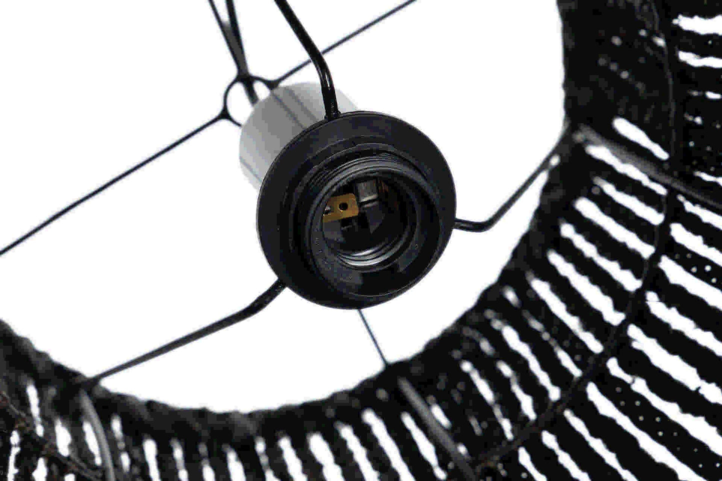 Lampara Techo Fibras Kupang 40x40x50 Cm