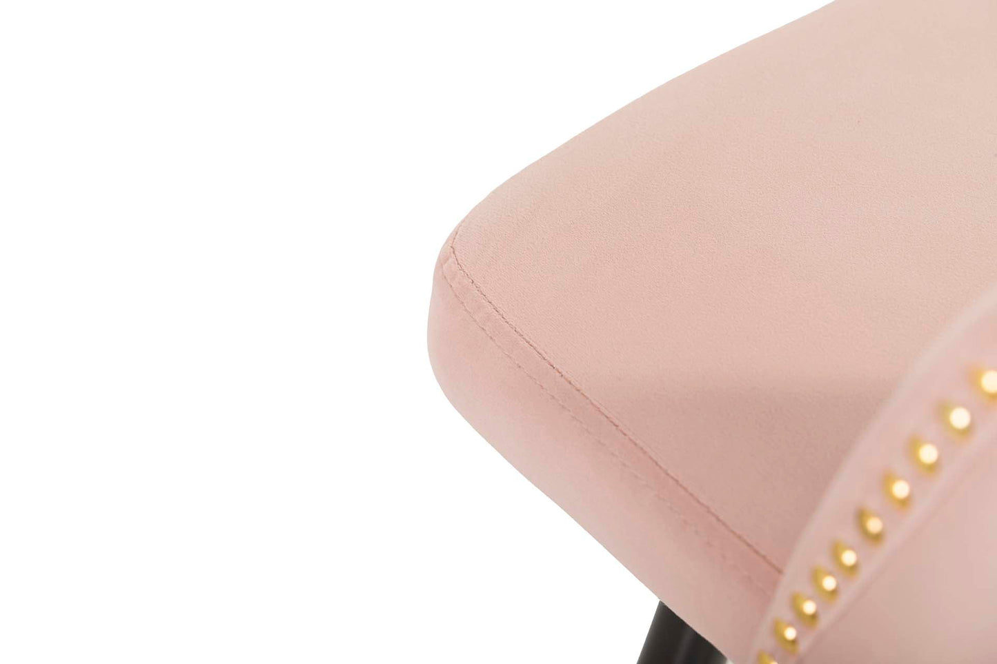 Taburete Bar Velvet Rosa Harbor 46X53X105 Cm