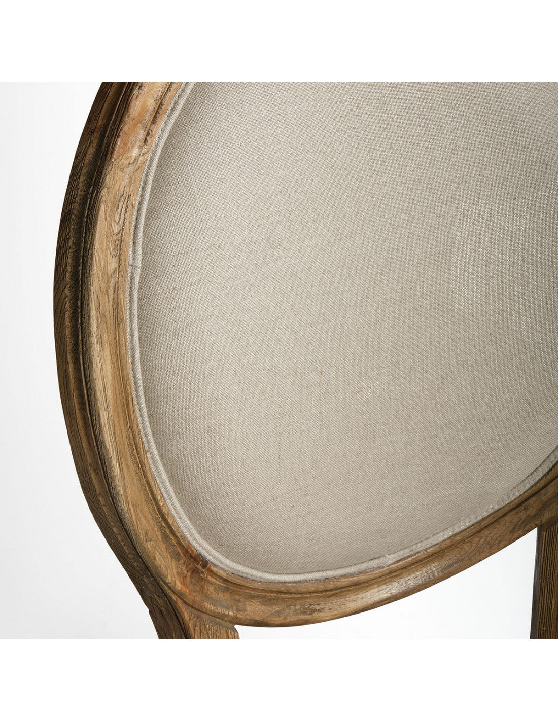 Silla roble natural y lino