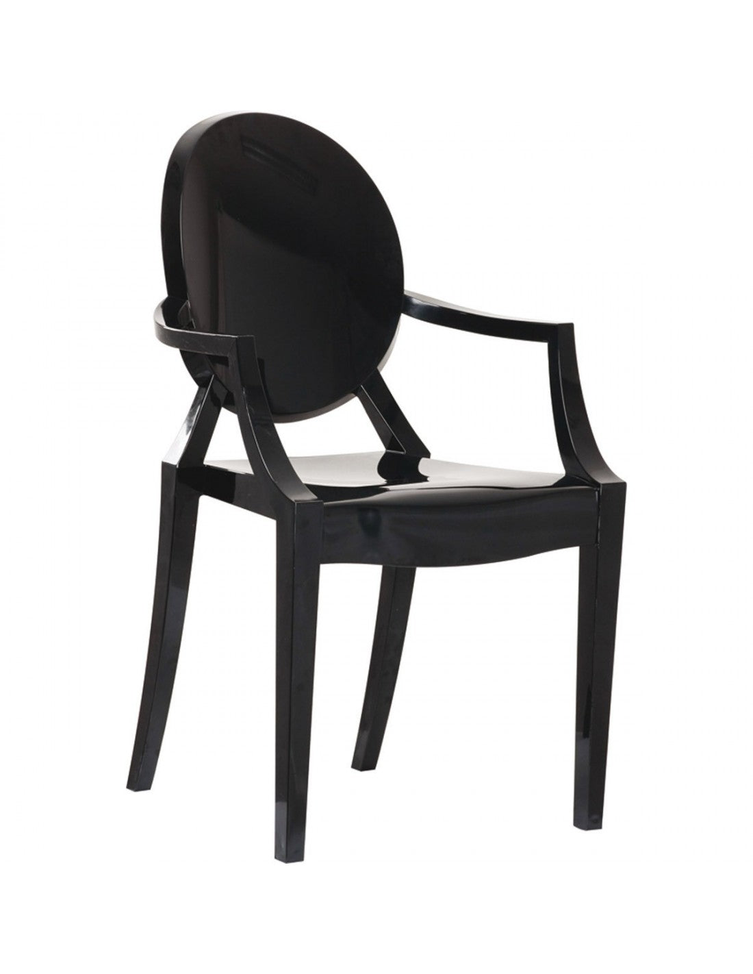 Sillón medallón negro