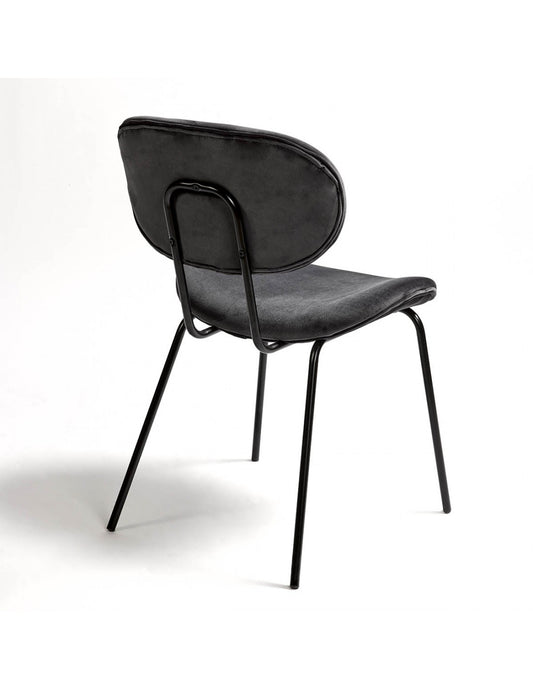 Upholstered gray chair