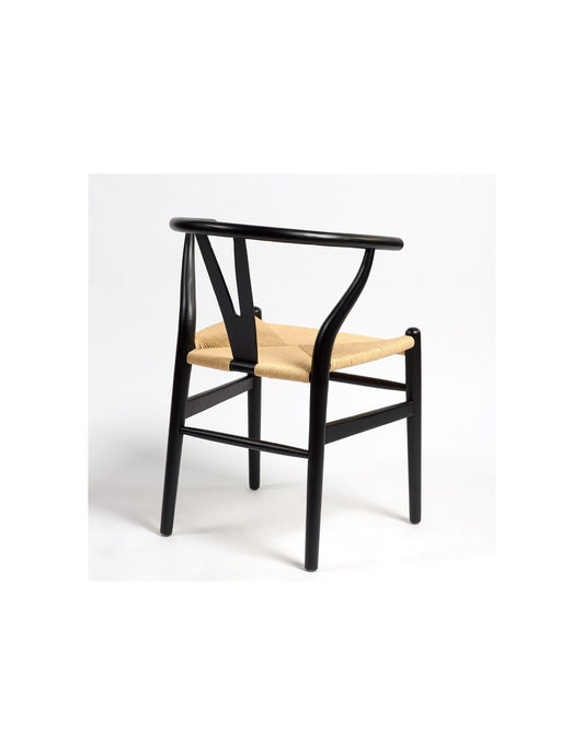 Black armchair