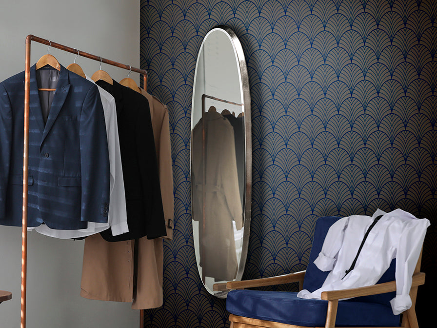 Aries Espejo Oval136X36 Plata - Espejos con Marco - Granada Maison