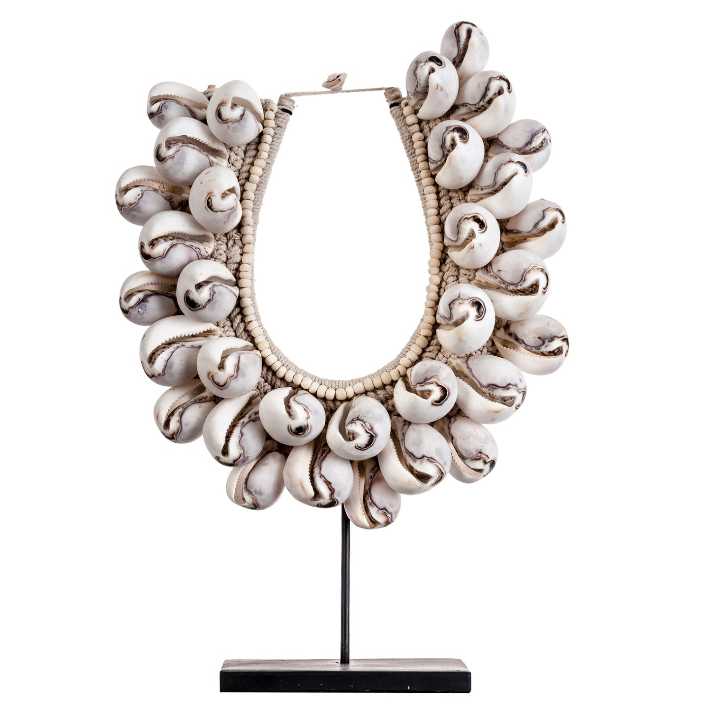 Conchas Figure in White/Brown Colour