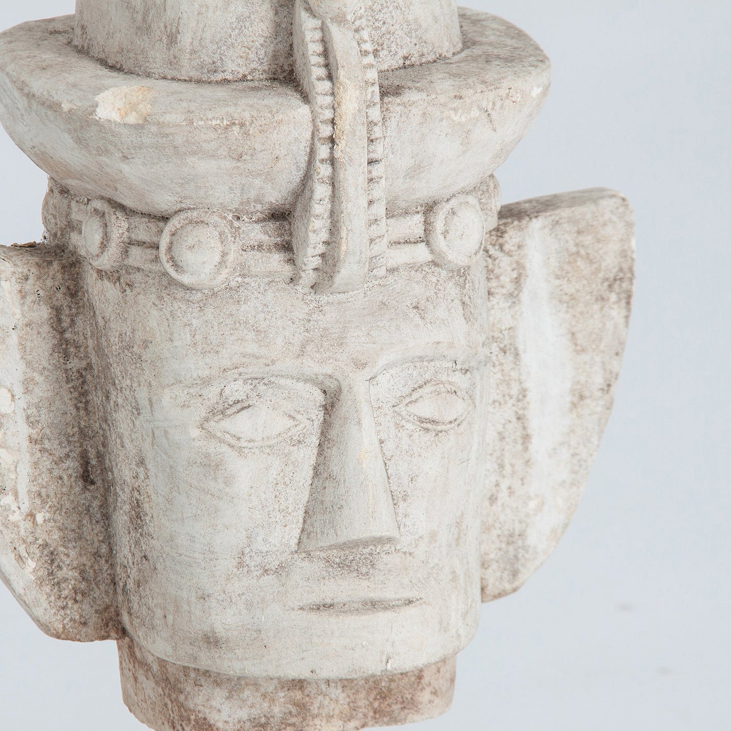 Ethnic Figure in Off White Colour