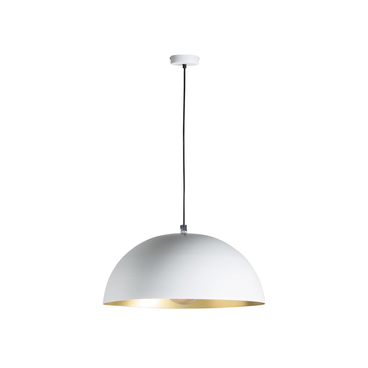 Ceiling Lamp in White/Gold Colour