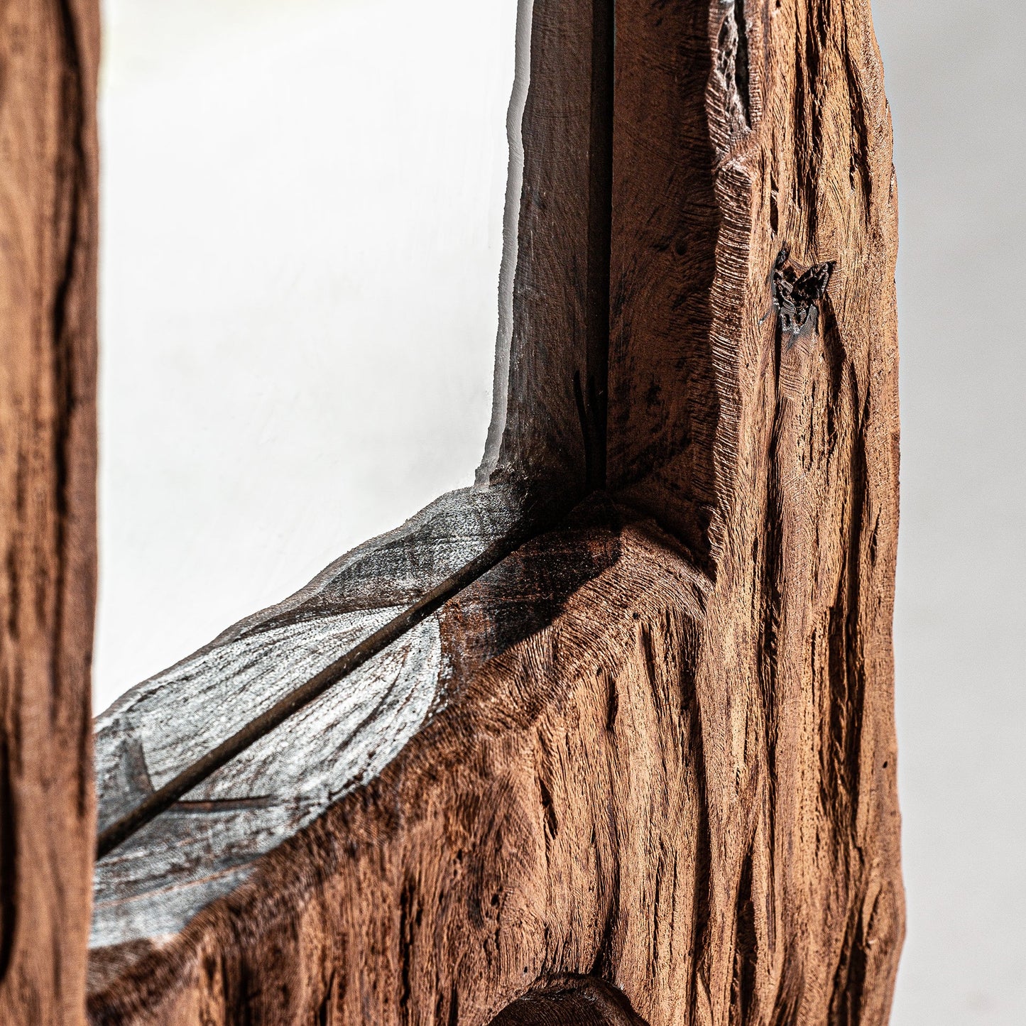 Pokuru Floor Mirror in Natural Colour