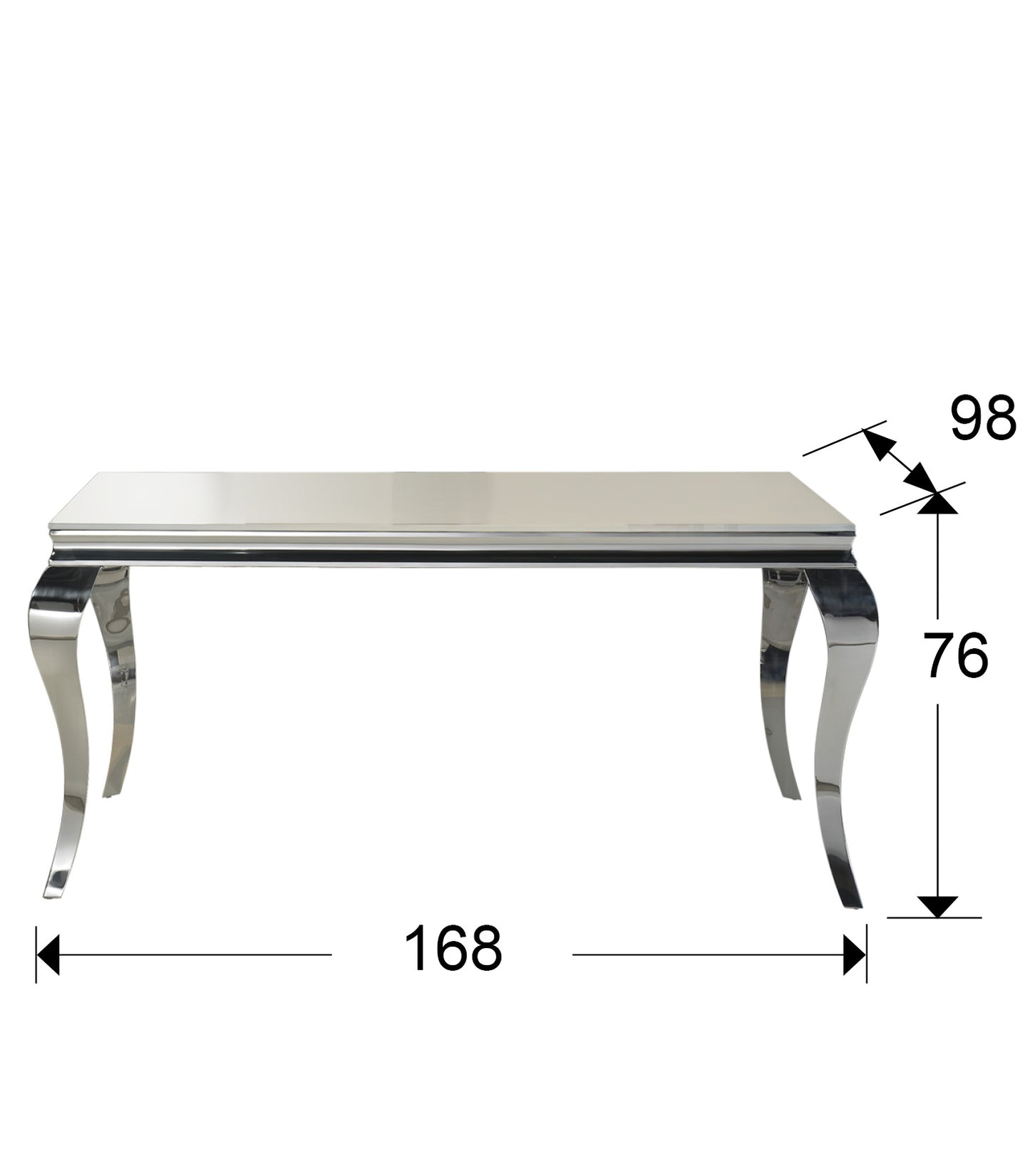 Mesa Comedor Barroque 160Cm - Mesas Comedor - Granada Maison