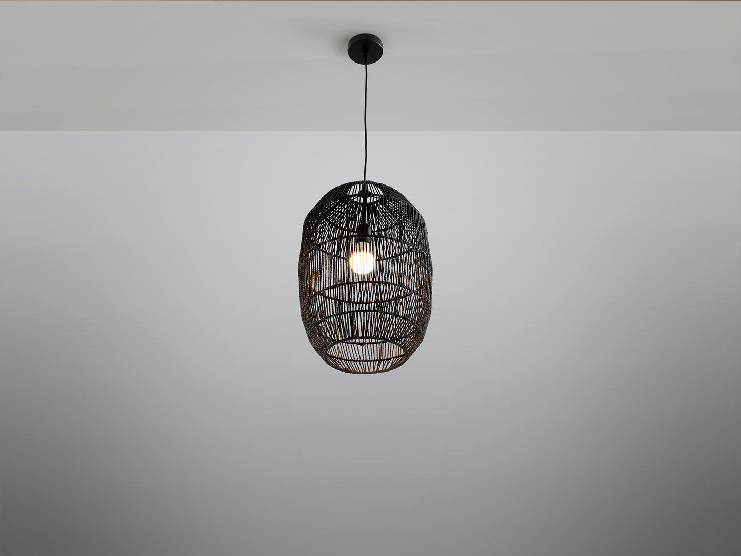 Tizne Corded Paper Lamp 3D