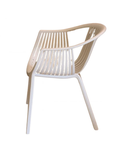 Silla beige con brazo