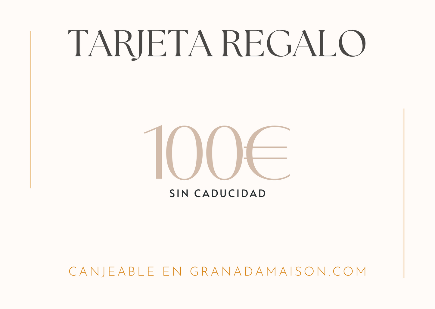 Tarjeta de Regalo Digital de Granada Maison