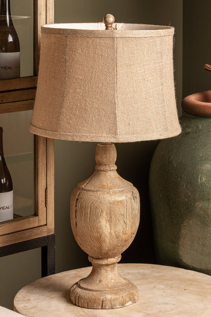 Table Lamp in Brown Colour