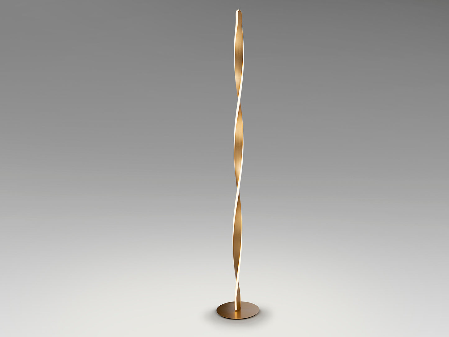 Twist Floor Lamp Golden