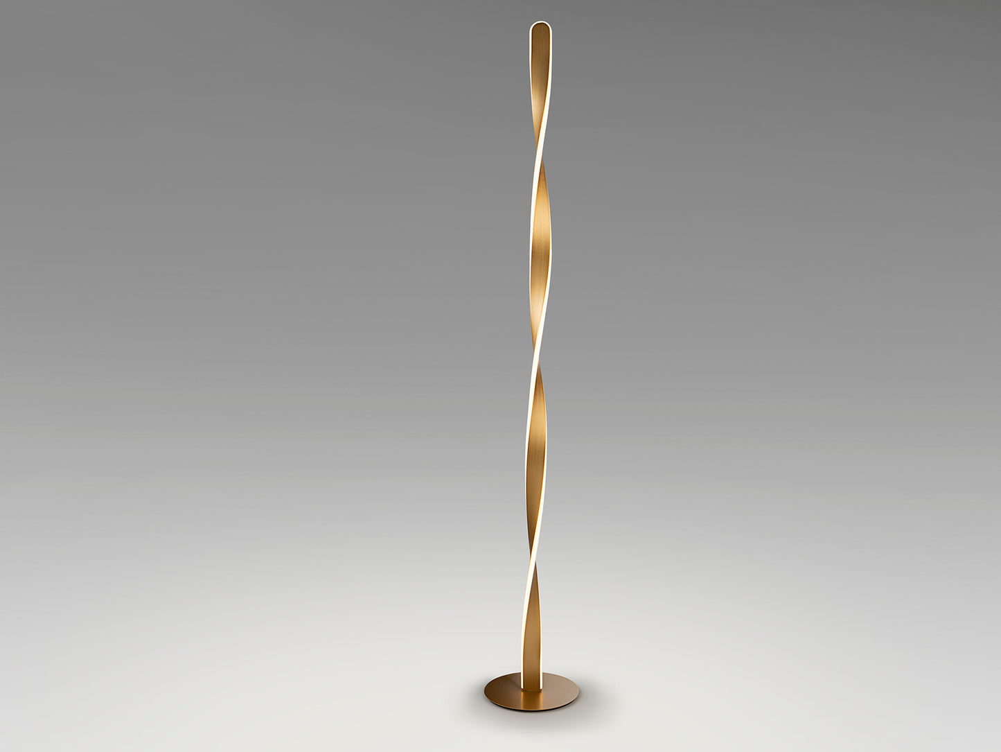 Twist Floor Lamp Golden