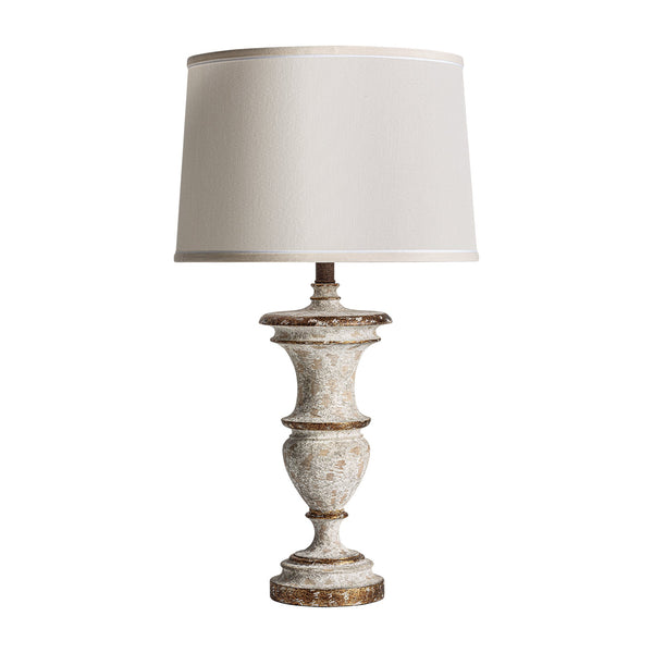 Table Lamp in Off White Colour
