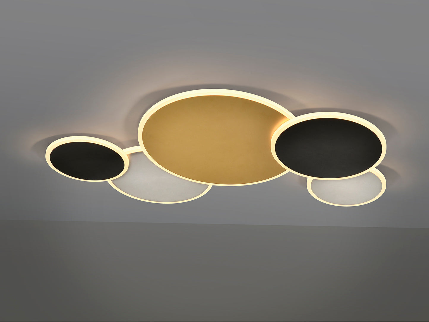 Umbra Gold Black White Large Ceiling L