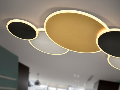 Umbra Gold Black White Large Ceiling L