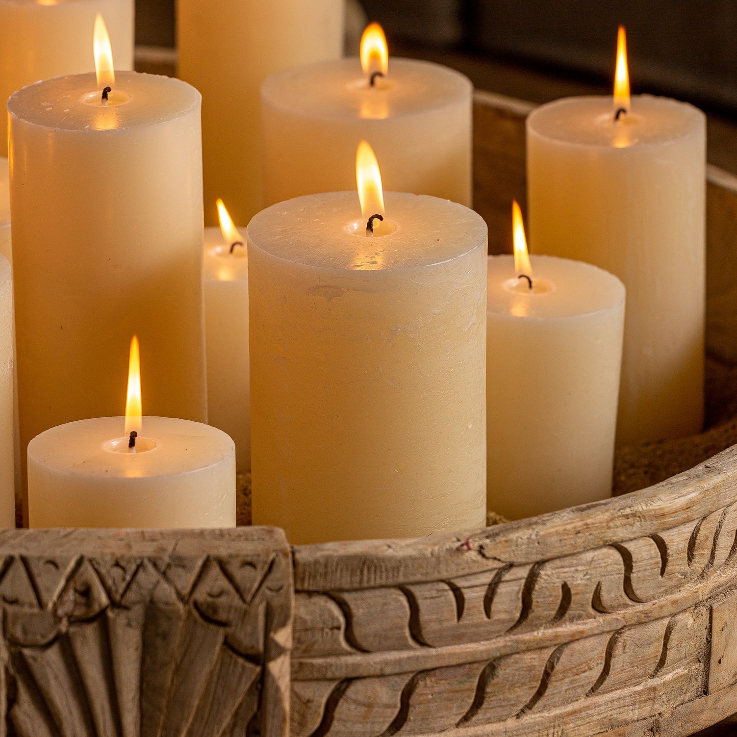 Grasle Candle in Cream Colour