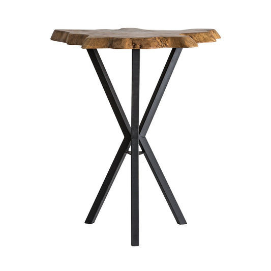 Ceres Bar Table in Negro/Natural Colour