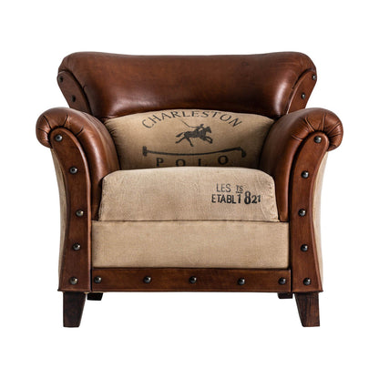 Liverpool Armchair in Chocolate Colour