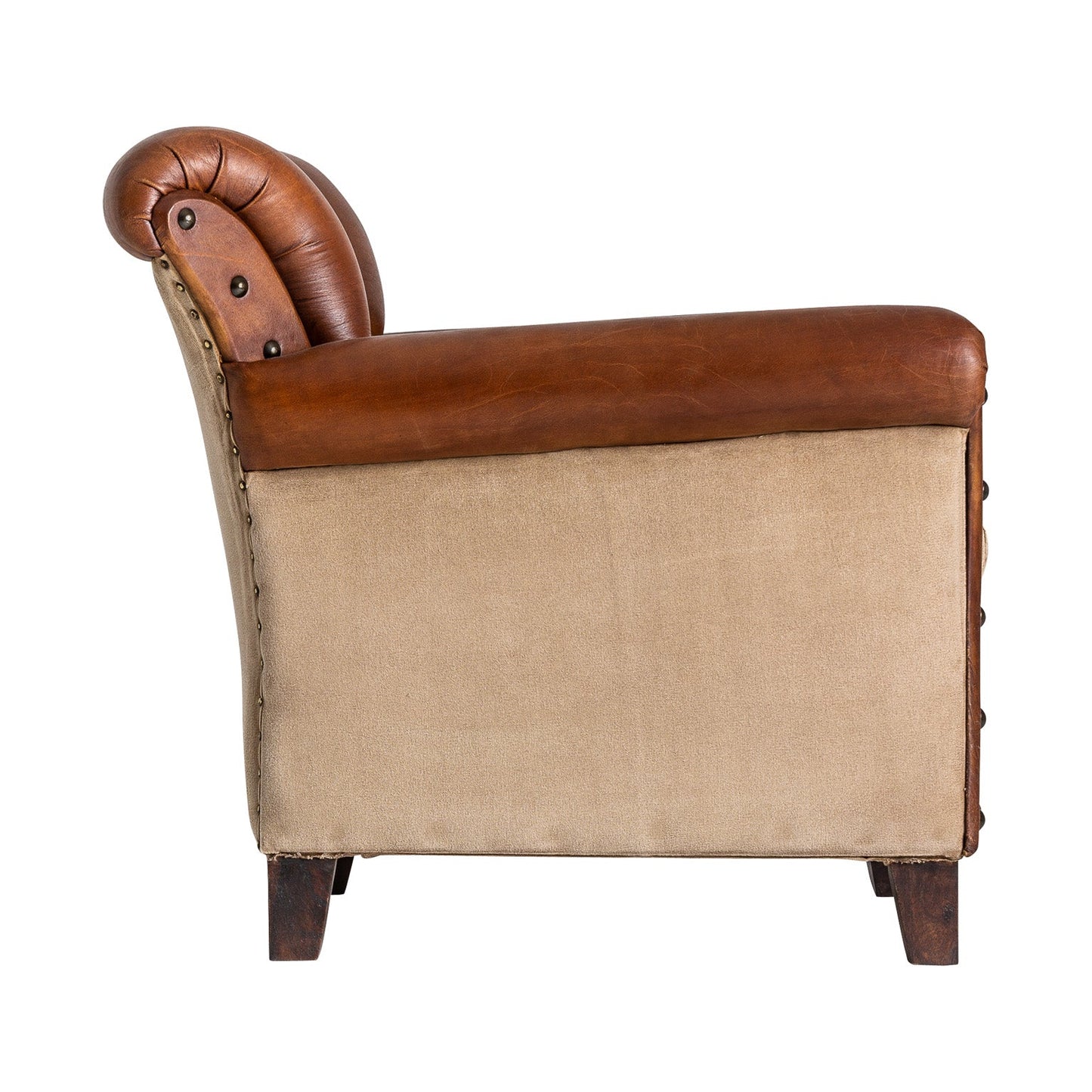 Liverpool Armchair in Chocolate Colour