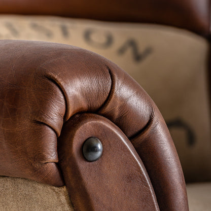 Liverpool Armchair in Chocolate Colour