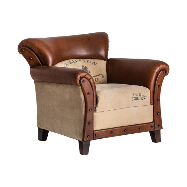 Liverpool Armchair in Chocolate Colour
