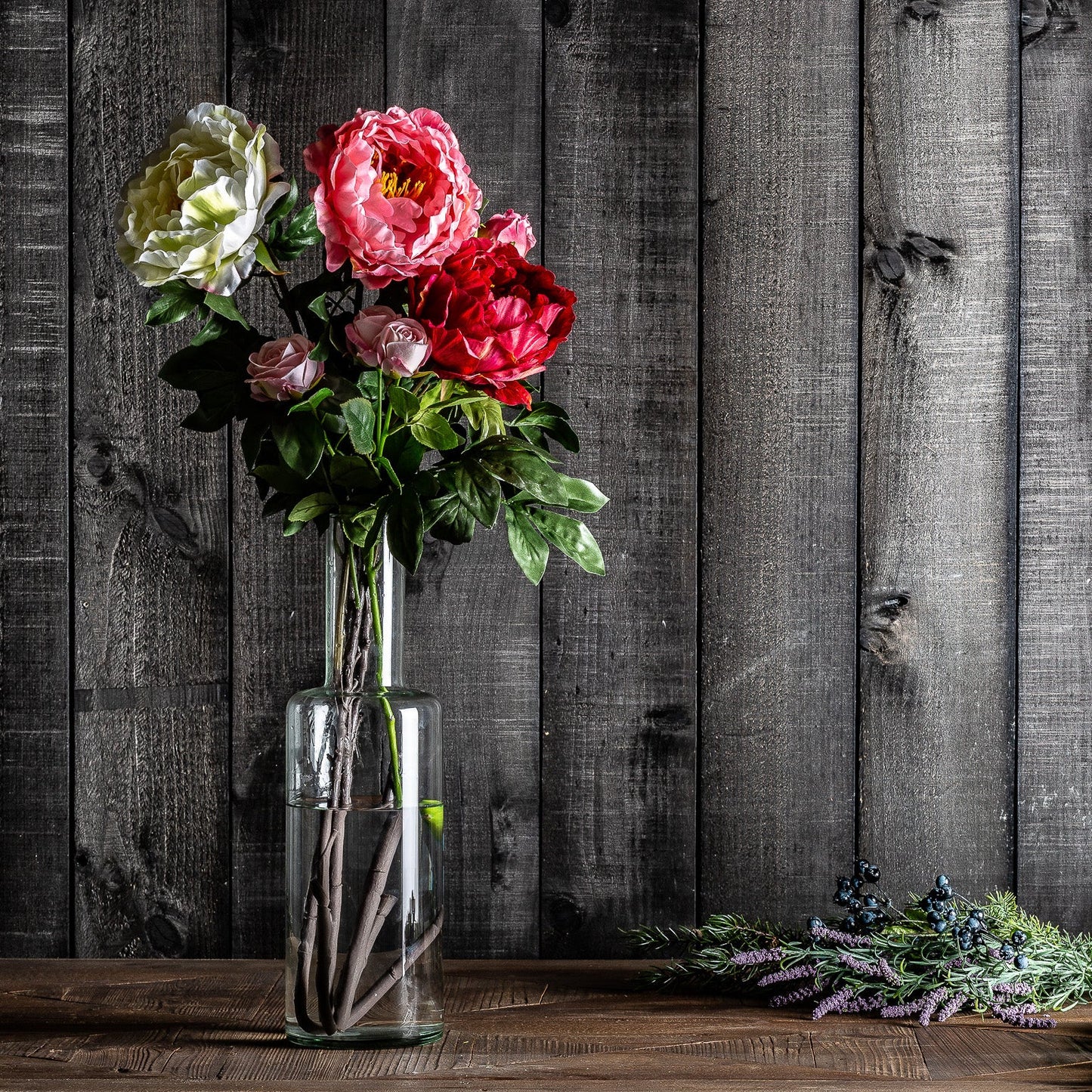 Peonia Flower in Red Colour