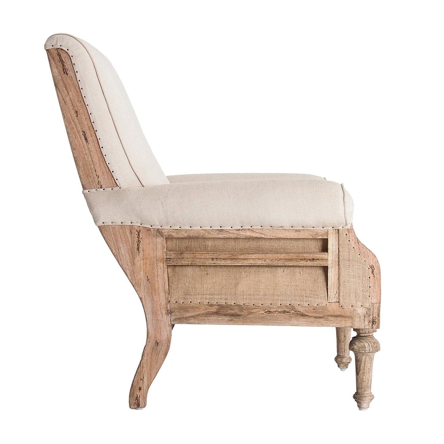 Armchair Gore in Cream Colour