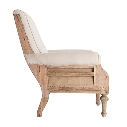 Armchair Gore in Cream Colour