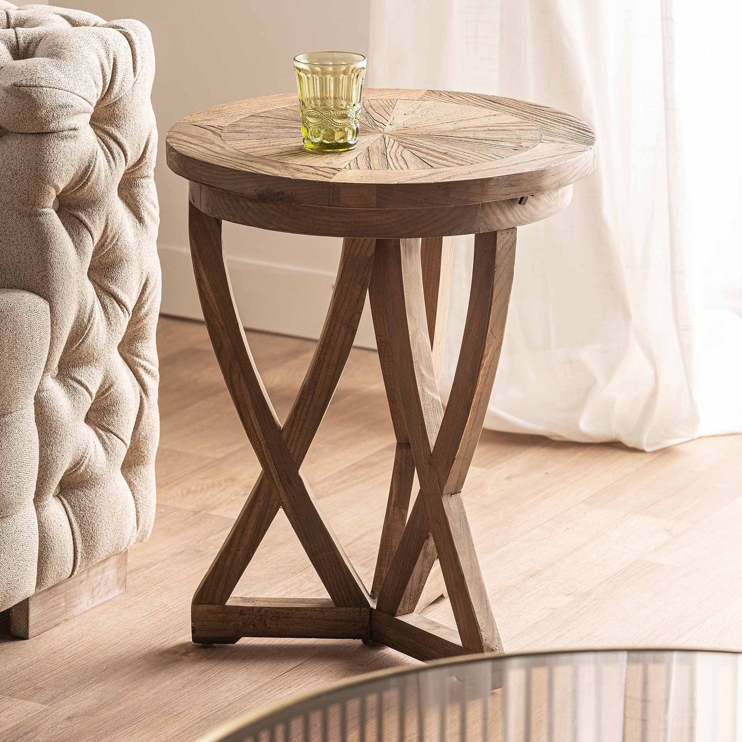 Chirlwe Side Table in Natural Colour