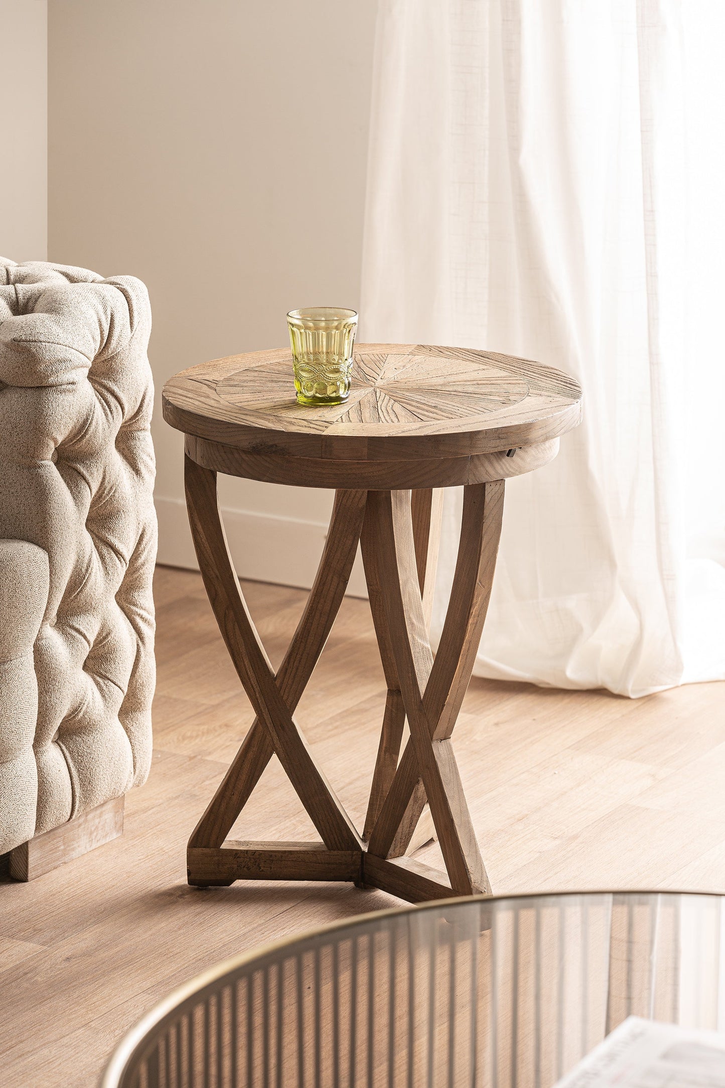 Chirlwe Side Table in Natural Colour