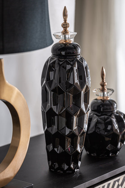 Heyer Vase in Black Colour