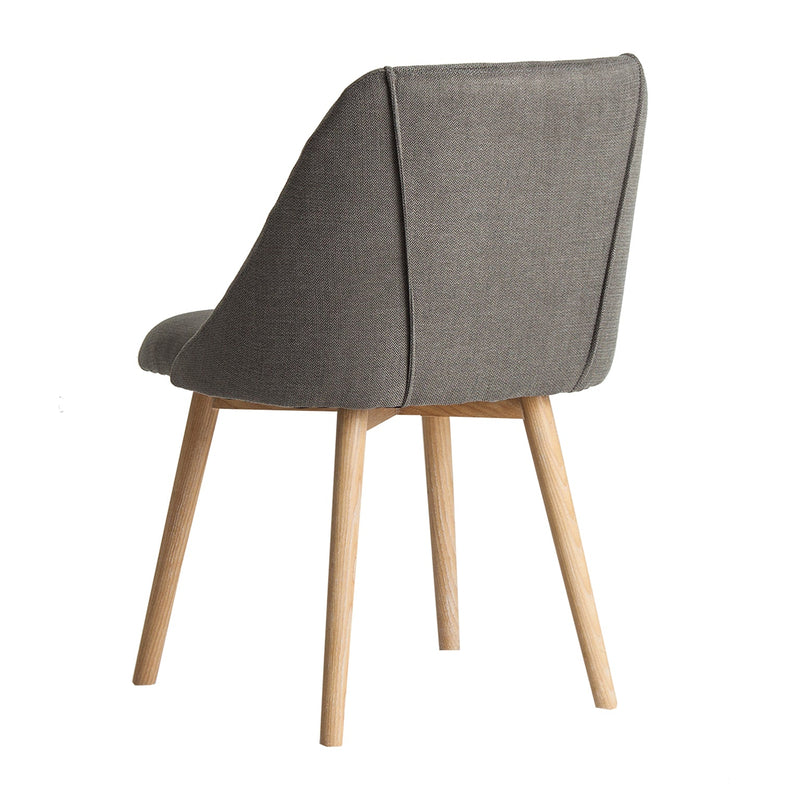 Chair Ghilarza in Grey/Natural Colour