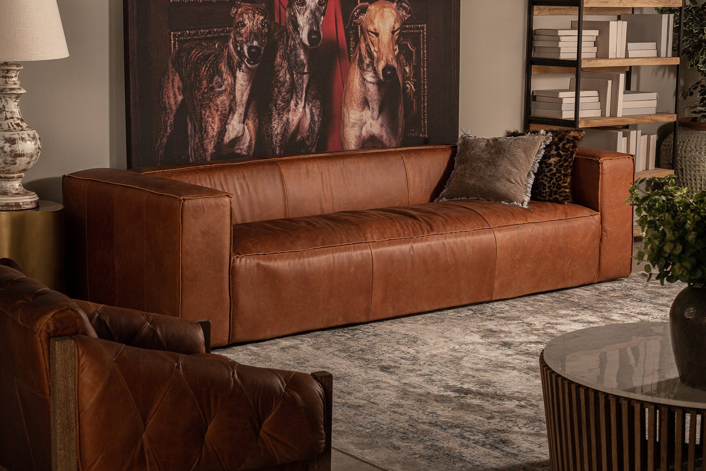 Kurza Sofa in Brown Colour