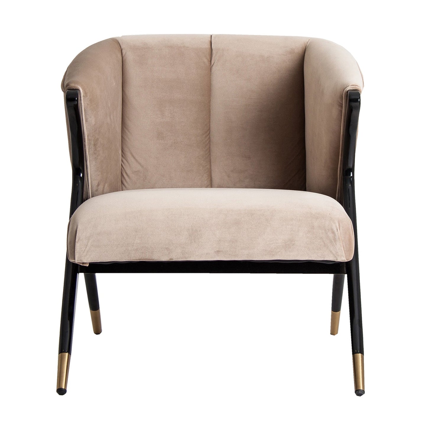 Armchair Carei in Taupe Colour