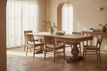 Mesa Extensible Berca en Color Natural
