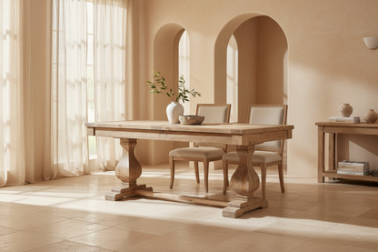 Mesa Extensible Berca en Color Natural